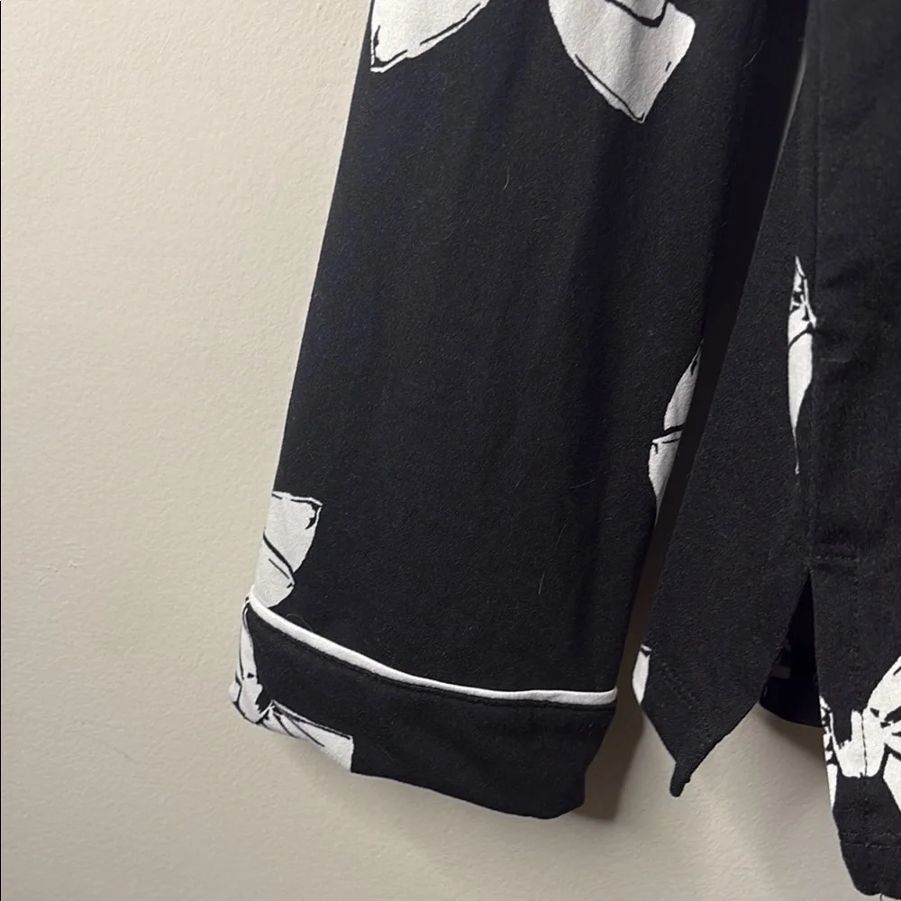 Kate Spade Black Pajama Top